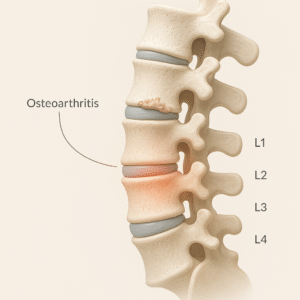 Medicinsk billede af rygrad