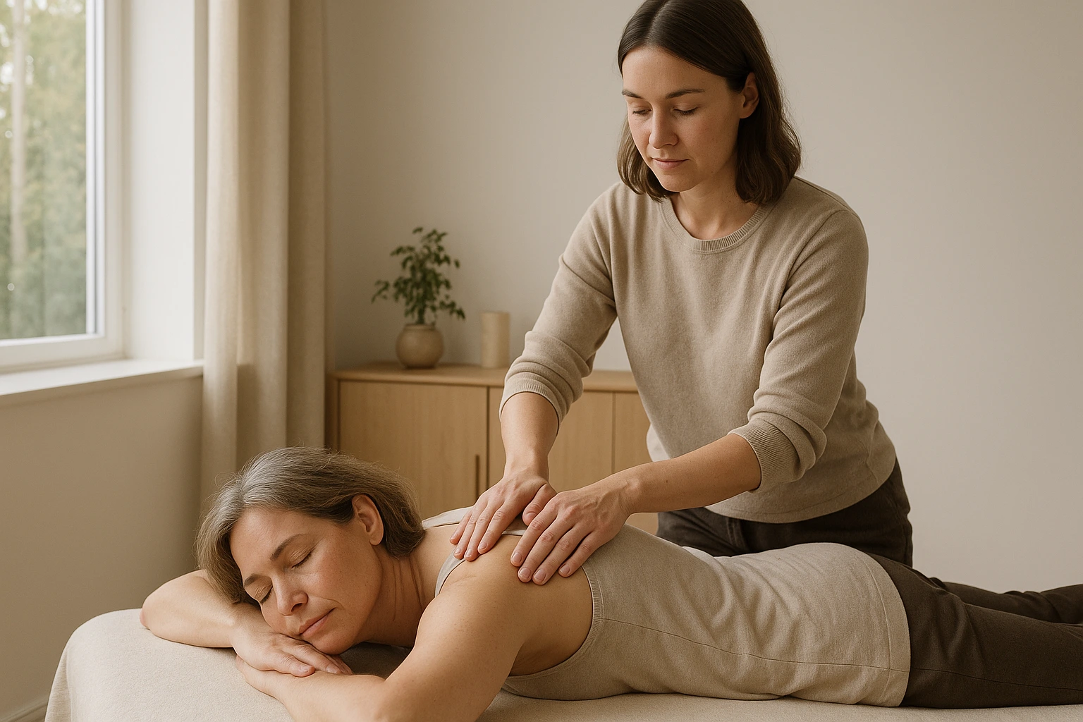 Massage mod slidgigt