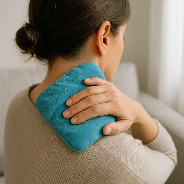 Varmepude mod nakken