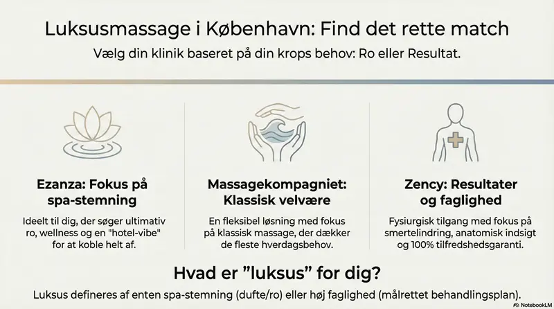 Luksusmassage i København - sådan vælger du den rette massage