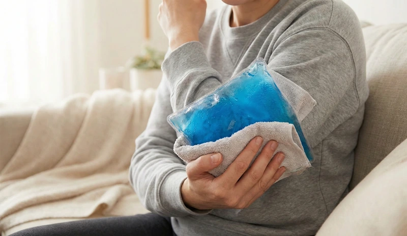 Isbehandling af tennisalbue