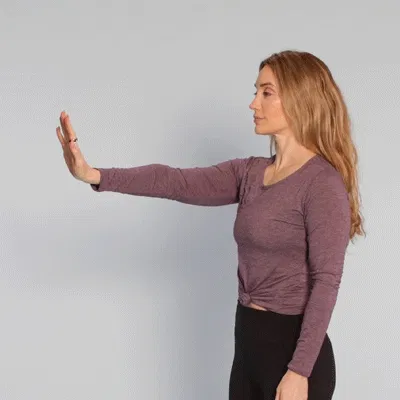 Zency tennisalbue håndledsstræk nedad