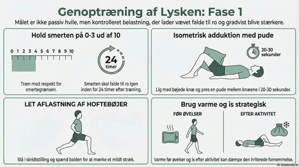 Øvelser til lysken fase 1 zency