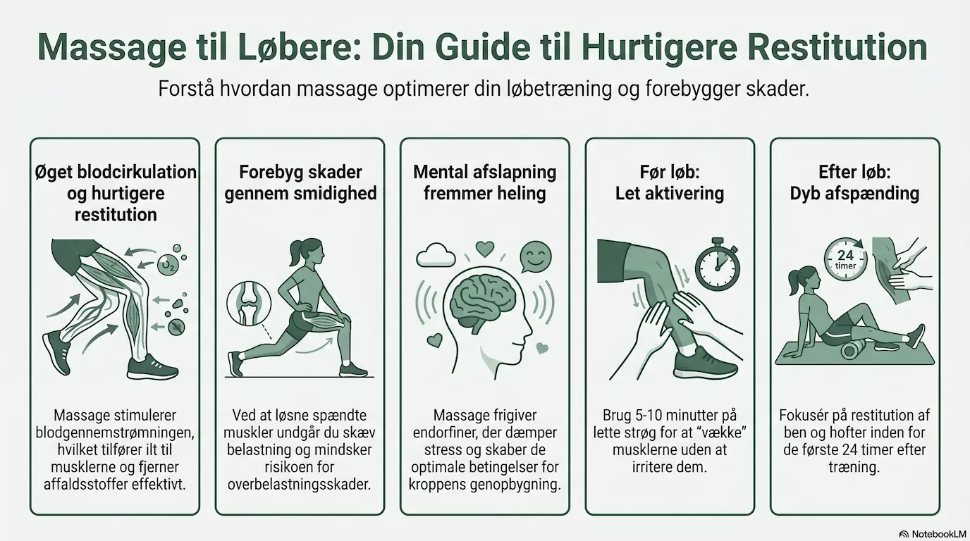 Massage til løbere, guide til hurtigere restitution hos Zency